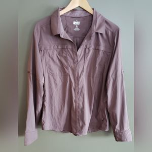 REI Women's Button-Down Shirt in Mauve